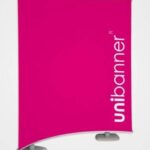 Curved Fabric Tension Banner custom Printed-Trade Display (200 cm x 200 cm)