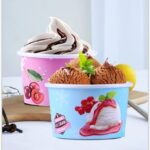 SCRIBO Custom Printed Ice-Cream Bowls/Cups with Your own Logo Design