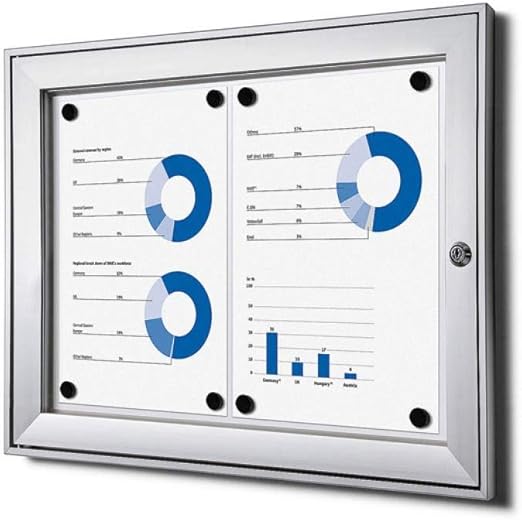 51UMDZ9BY1L._AC_SX522_ (2) Lockable Dry Wipe Noticeboard - Image 1