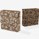 ECO Bags -with Handles, Gift Bags, Party Bags,an advertising bag with print (Balck and white)-Pack25