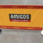 Custom Printed Mesh 500gsm Banners (one-Side) Cafe & Queue Barriers