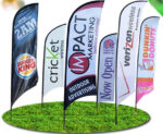 Custom printed to your design Teardrop/Feather/Rectangular Flag including Pole & Bag Outdoor Exhibitions