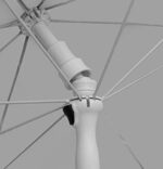 Custom Branded Parasol with Base- Cafe Market Outdoors,1.8m Wide, Heavy Duty - Image 3