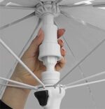 Custom Branded Parasol with Base- Cafe Market Outdoors,1.8m Wide, Heavy Duty - Image 5