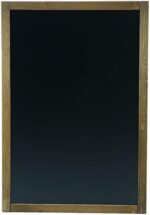 Rustic Wood Framed Premium Brown Chalkboard 60x90cm - Image 3