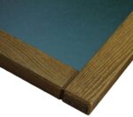 Rustic Wood Framed Premium Brown Chalkboard 60x90cm - Image 2