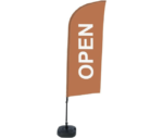 Outdoor Business Promotional Flags + Crossbase - Various Designs