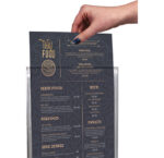Clear Overture Menu Holders (Pack of 4) (A5) - Image 2