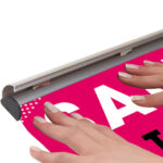 Silver Anodised Poster Snap Lightweight Display Solution for Paper Posters