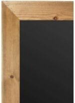 Wall Chalk Board - Premium Hardwood Flat Profiles Natural Teak - Image 4