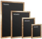 Wall Chalk Board - Premium Hardwood Flat Profiles Natural Teak - Image 2