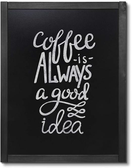 61+0-TB4qhL._AC_SX522_ Wall Chalk Board (2 Pack) Antique Finish Classic - Image 1