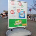 Forecourt Master - Stylish snapframe forecourt Sign in a Range of Poster Sizes