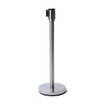 Retractable Barrier Post with 2.5m long black belt-queue control - Image 9