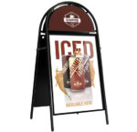 Booster A-Board - Attrative Poster A-Board with semi-Circular Header - Image 2