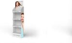 cardboard display stands -Cardboard Greeting Counter Stand-POS Stand - Image 4