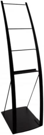 Freestanding Brochure Holder 6x A4 size frosty holders Portrait - Image 4