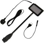 Exhibition Bright LED Spotlight, with Universal clamp Clips, Angled for Product Showcase - Image 2