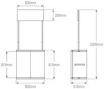 Large Promo Stand -Lightweight and Portable Trade Exhibition Event Fair displays (White) - Image 8