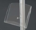 Freestanding Brochure Shelves. Includes 2 Channel Pole and 4 Shelves of 2xA4/1xA3 Brochure Holder - Image 3
