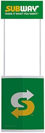 Large Promo Stand -Lightweight and Portable Trade Exhibition Event Fair displays (White) - Image 2