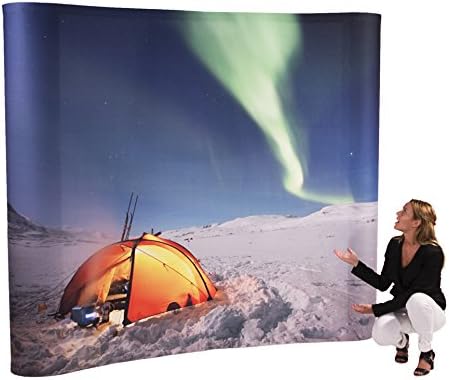 411VLuNjSsL._AC_ Custom Printed Easy Set-up Pop-up Fabric Premium Curved Display Stands – Tradeshow, Exhibitions Display Stands - Image 1