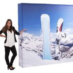 Custom Printed Easy Setup Pop-up Fabric Premium Straight Display wall