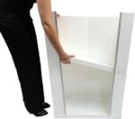 Large Promo Stand -Lightweight and Portable Trade Exhibition Event Fair displays (White) - Image 5