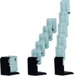 Brochure Holder Easy - Leaflets, Literature & Brochure Holder Available in 240mm(W) x 1440(H) in Strong Metal - Magazine Racks - Best for Indoor Exhibitions, Company Events & Presentations - Image 2