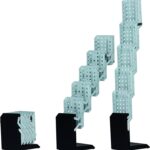 Brochure Holder Easy - Leaflets, Literature & Brochure Holder Available in 240mm(W) x 1440(H) in Strong Metal - Magazine Racks - Best for Indoor Exhibitions, Company Events & Presentations